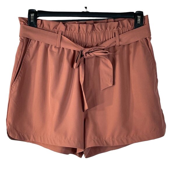 Telluride Clothing Pants - Telluride Medium Paperbag Shorts Lightweight Belted Quick Drying Pockets Relaxed